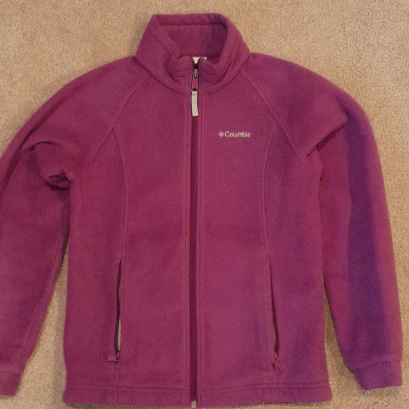 Girls Columbia Fleece, size (10/12) purple - Picture 1 of 3